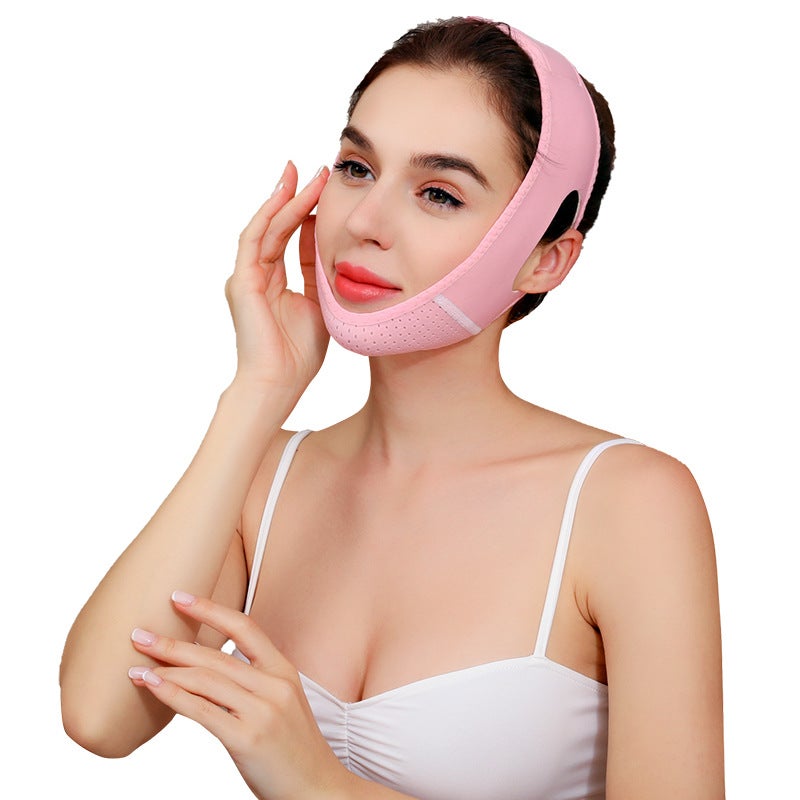 Thin Face Bandage Landing Sleeping Tight Small V Face Double Chin Bite Muscle Pattern Double Chin Sleep Mask - Image 5