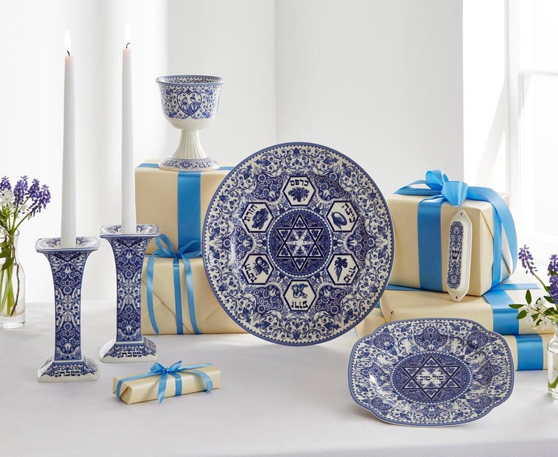 Spode Judaica Mazal Tov Plate  9 Inch Serving Plate for Festive Occasions  Made of Fine Porcelain  Microwave and Dishwasher Safe - Image 4