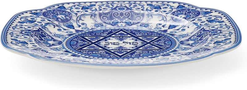 Spode Judaica Mazal Tov Plate  9 Inch Serving Plate for Festive Occasions  Made of Fine Porcelain  Microwave and Dishwasher Safe - Image 3