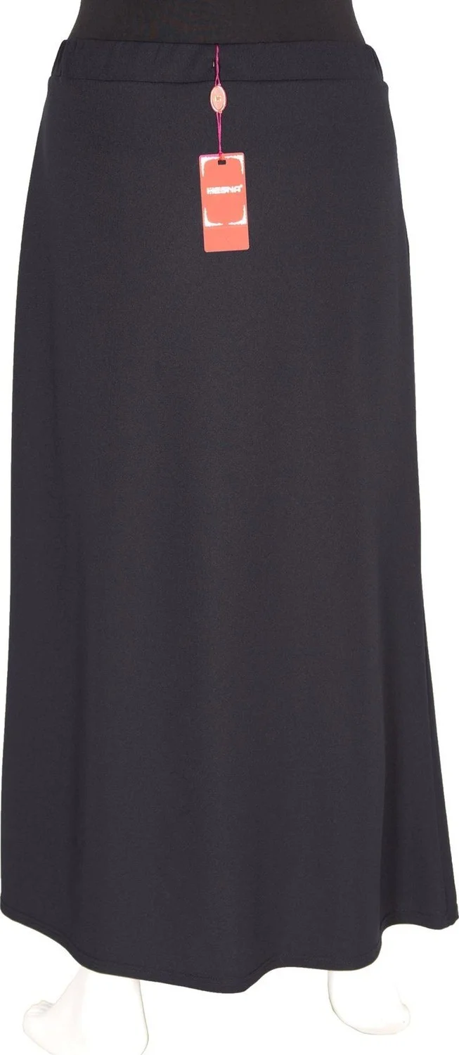 حسنة , Nihal Flexible Crepe Navy Blue Skirt