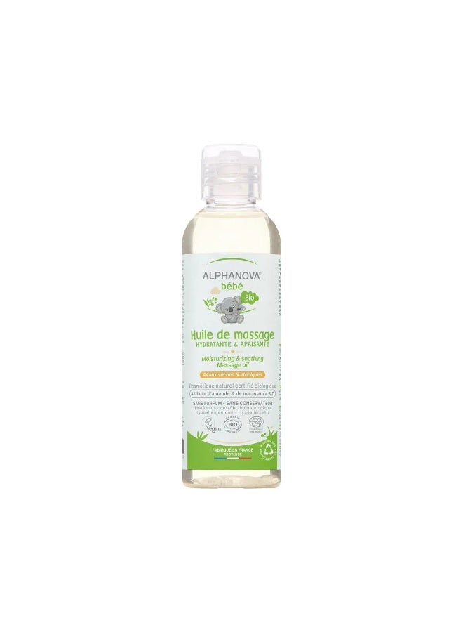 Alphanova Baby Massage Oil Organic 100ml - Image 1