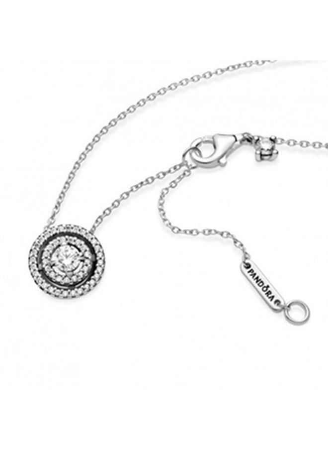 PANDORA - Pandora Sparkling Double Halo Collier Necklace 399414C01-45 - Image 1