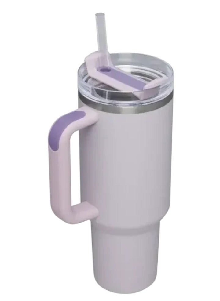 Stanley - Quencher H2.0 FlowState™ 40oz Tumbler – Orchid | Vacuum Insulated Stainless Steel Travel Mug | Keeps Drinks Cold 48H & Hot 7H | Reusable Straw, Handle & Lid for Water, Coffee, Iced Tea, Smoothies | Leak-Resistant, BPA-Free, Dishwasher Safe - Image 1