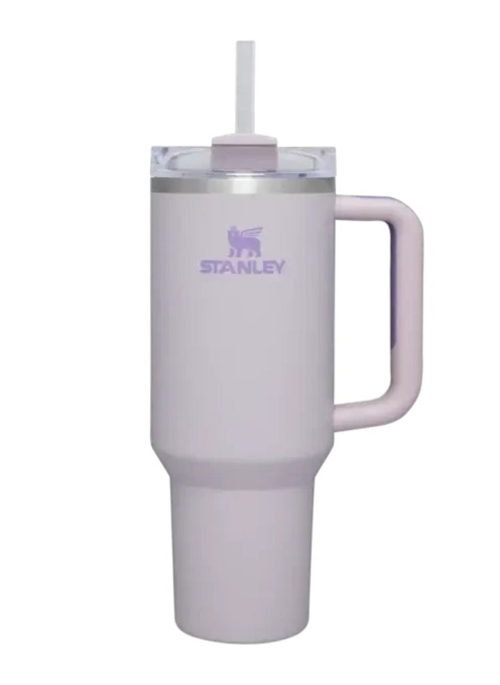Stanley - Quencher H2.0 FlowState™ 40oz Tumbler – Orchid | Vacuum Insulated Stainless Steel Travel Mug | Keeps Drinks Cold 48H & Hot 7H | Reusable Straw, Handle & Lid for Water, Coffee, Iced Tea, Smoothies | Leak-Resistant, BPA-Free, Dishwasher Safe - Image 1