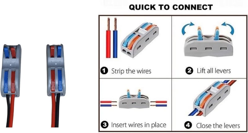 ماكس-إيما جلوبال كابل كهربائي مرن من البولي فينيل كلوريد من MaxEMA، سلك كهربائي أحمر وأسود ثنائي النواة مع موصلات ومقبس ثنائي السنون، 0.75 مم، 5 مترًا، مناسب لشرائط LED والمشاريع الإلكترونية وأنظمة الصوت في السيارات ومكبرات الصوت عالية الدقة - Image 5