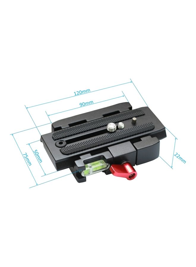 NIBEMINENT Quick Release Clamp Adapter With Plate Black  - Image 5