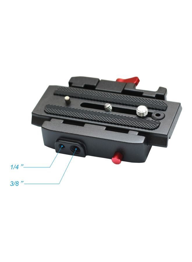 NIBEMINENT Quick Release Clamp Adapter With Plate Black  - Image 3