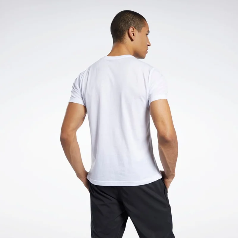 Reebok White Reebok Graphic Series Linear Logo Tee - White for Men | Best Price UAE
