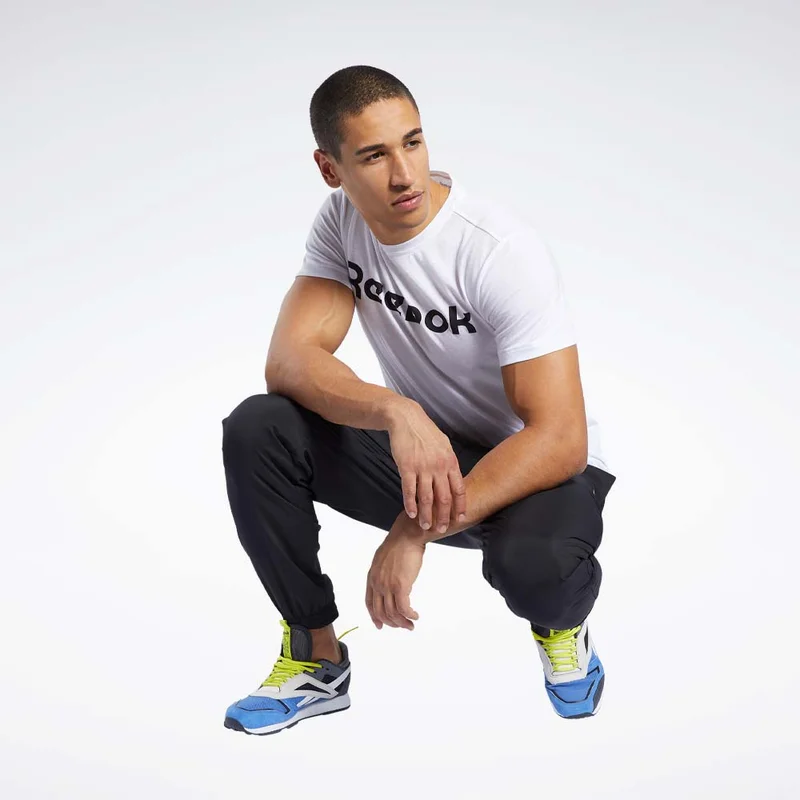 Reebok White Reebok Graphic Series Linear Logo Tee - White for Men | Best Price UAE