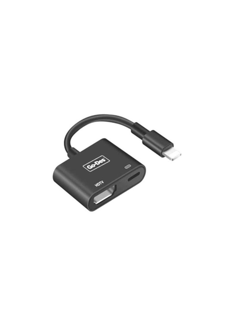جو-ديز - إضاءة Go-Des إلى محول فيديو مخرج مزدوج HDMI - Image 1