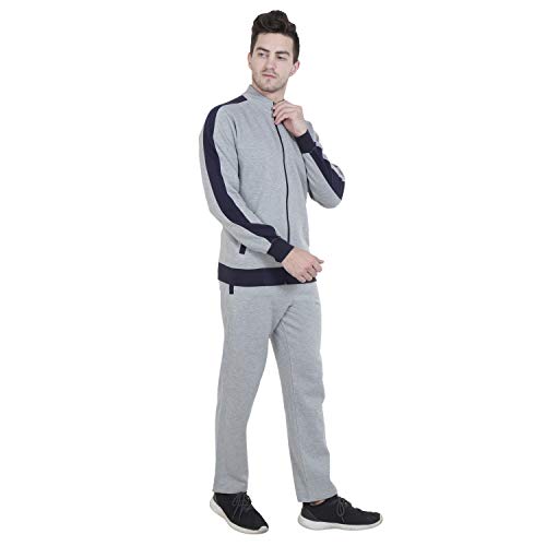 Matelco Men's Wool Tracksuit (AD07TS13_Grey_X-Large) - Image 3