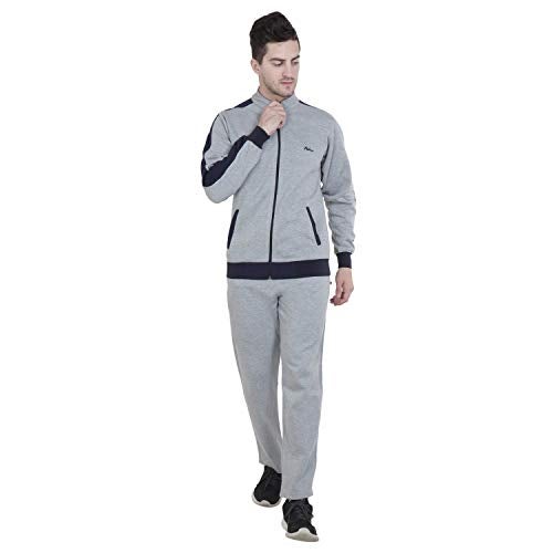 Matelco Men's Wool Tracksuit (AD07TS13_Grey_X-Large) - Image 1