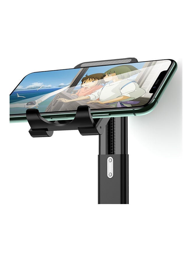 NIBEMINENT Retractable Foldable Desktop Phone And Tablet Stand Black  - Image 2