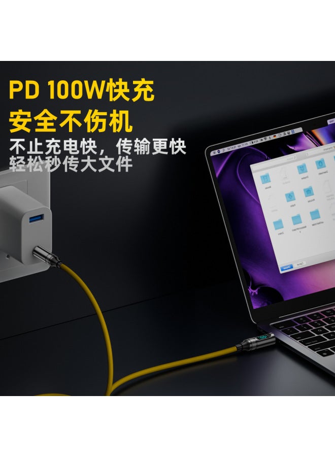 20gb Dual-type-c Full-function Digital Display Data Cable Mobile Phone Laptop Pd3.1 Fast Charging Audio And Video Cable - Image 2