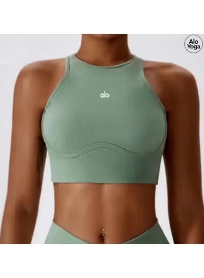 Alo Yoga High-Strength Breathable Quick-Dry Yoga Sports Bra with Ultra-Elastic Stretch - Image 1