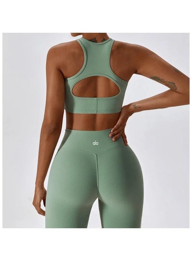 Alo Yoga High-Strength Breathable Quick-Dry Yoga Sports Bra with Ultra-Elastic Stretch - Image 3