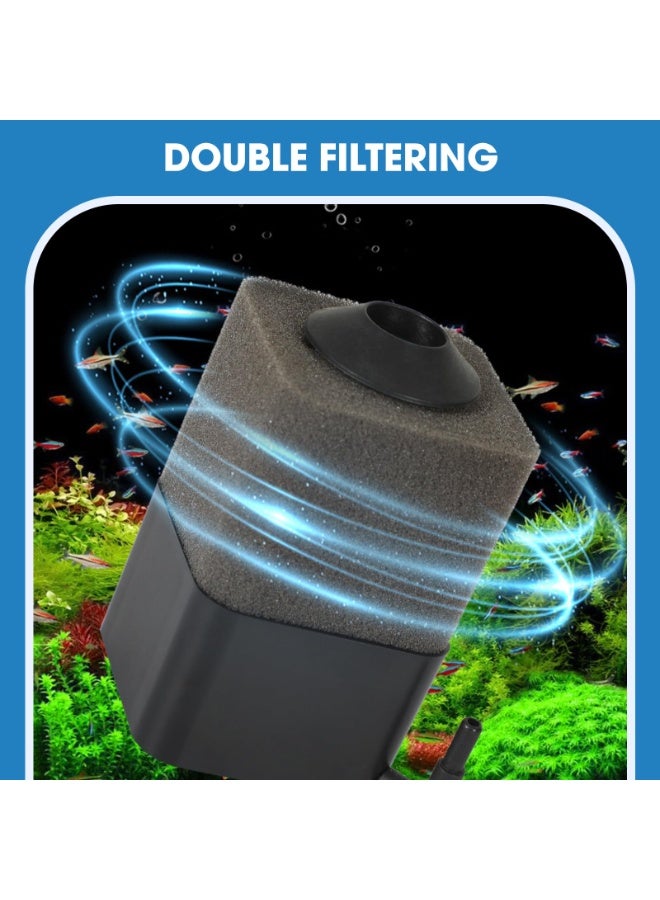 NajmStyle Filter Sponges for Aquarium with 3 Sponges and Ceramic Ball, for Aquariums 15-150L, for Filtering Bacterial Cultures - Image 4
