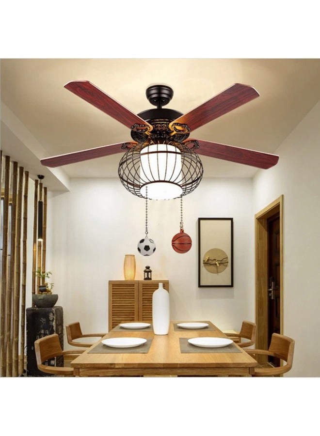 GDQLCNXB Ceiling Fan Pull Chain Ornaments Extension Football and Basketball Light Pull Chains for ceiling fans Chain 2Pcs - Image 2