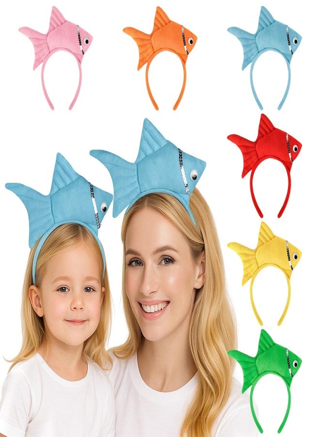 TopTie 6 PCS Fish Headbands for Costume Party - Image 1
