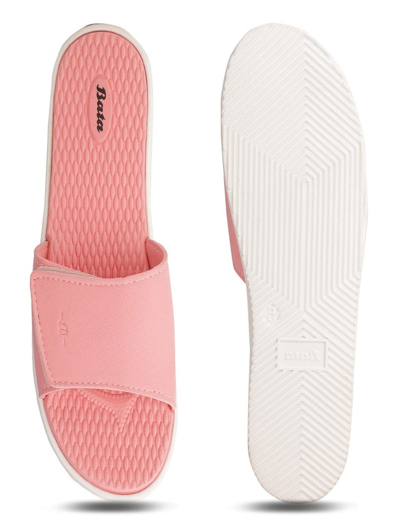 Bata Women's Bubble X Ladies Slipper Mule (5715626_Peach_7 Uk) - Image 4