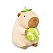 Ditucu Cute Tennis Capybara Plush Sports Pulling Stuffed Animal Capibara Plushies Toys Gifts for Kids Beige 98 inch - Image 2