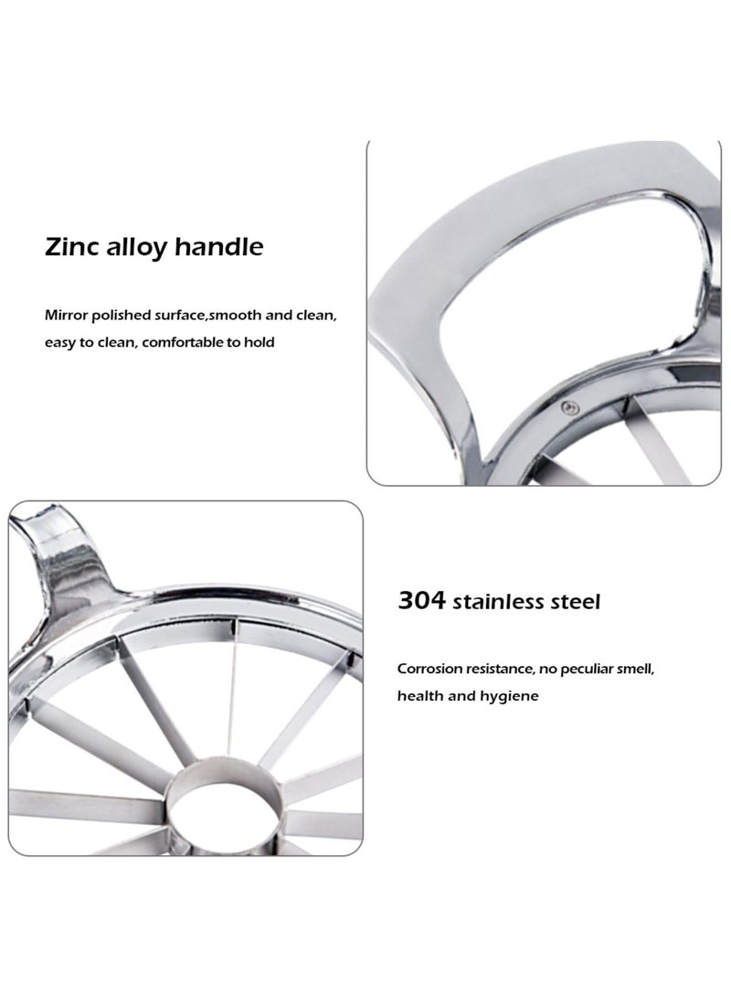 Apple Slicer,12-Blade Extra Large Apple Corer,Easy to Use, Time-Saving, Heavy Duty Stainless Steel Apple Cutter and Divider  - Image 5