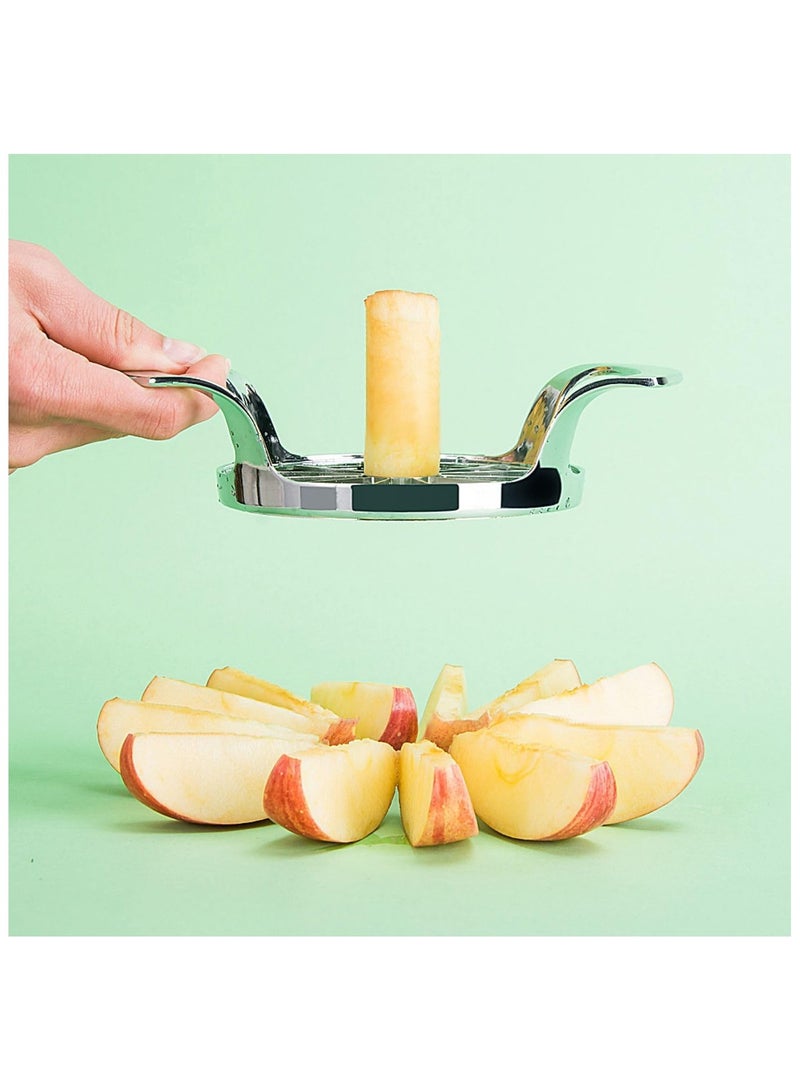 Apple Slicer,12-Blade Extra Large Apple Corer,Easy to Use, Time-Saving, Heavy Duty Stainless Steel Apple Cutter and Divider  - Image 3