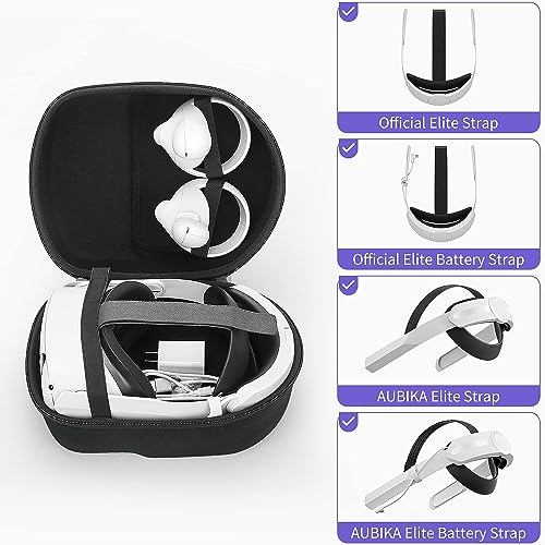 New World Storage Bag Case for Oculus Meta Quest 3S, Meta Quest 3,Oculus Quest 2,Hard Carrying Case Compatible with Quest 3/3S/2 Basic VR Gaming Headset and Touch Controllers Accessories - Image 4