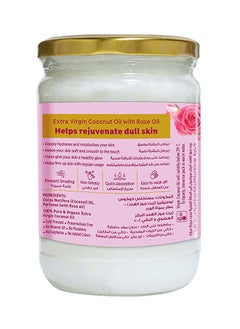 Parachute Extra Virgin Coconut Oil With Rose Oil Rejuvenates Dull Skin 200ml  - Image 2