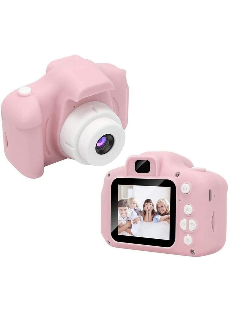 Festive Gallery Kids Toy Digital Camera, 1080P Dual Camera 2.0 Inches Screen 20MP HD Video Camcorder Gifts for Child Boys Girls, Best Birthday Gift Games Toy (Pink)13 x 12 x 6cm - Image 1