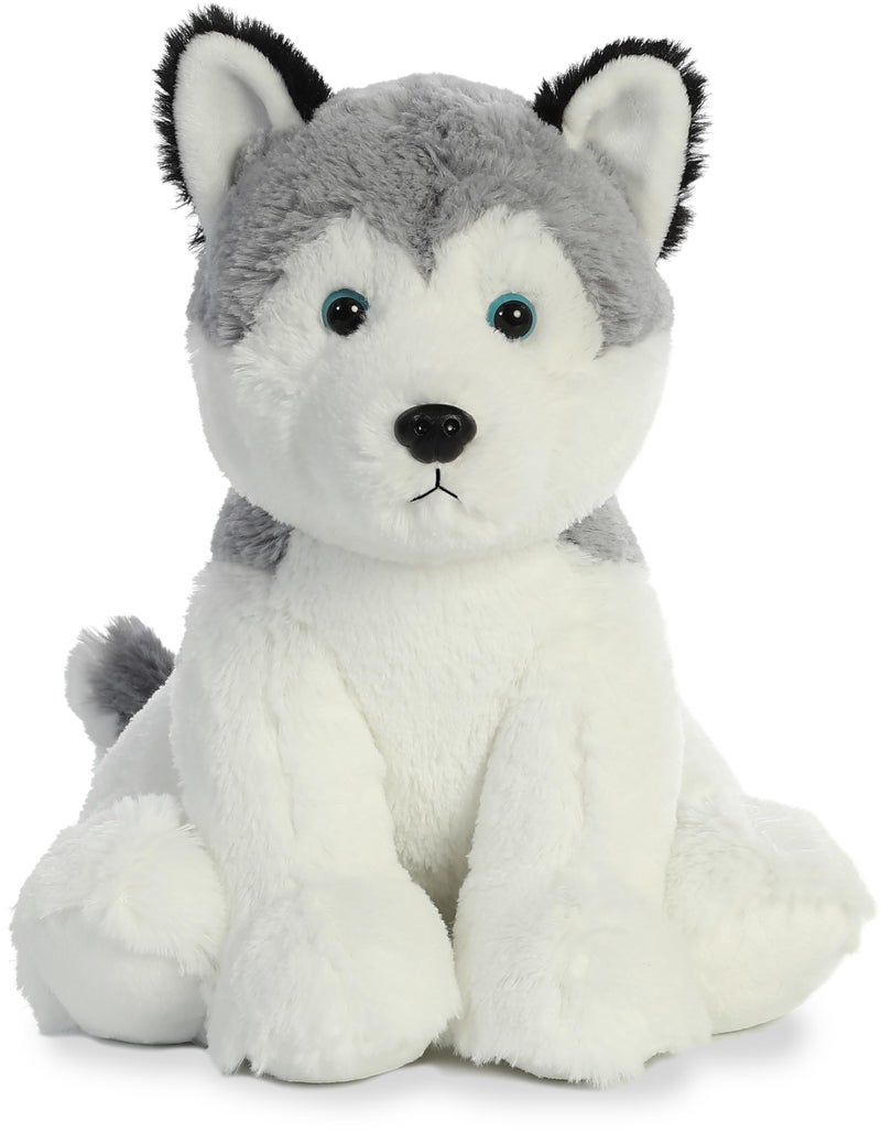Aurora® Cuddly Husky Stuffed Animal - Cozy Comfort - Endless Snuggles - Gray 14 Inches - Image 1