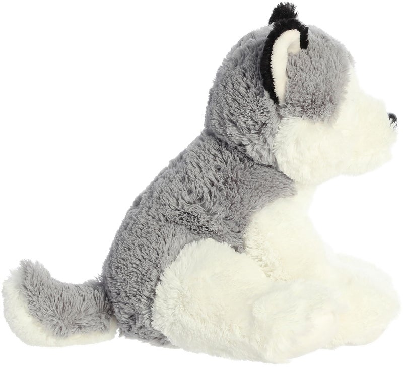 Aurora® Cuddly Husky Stuffed Animal - Cozy Comfort - Endless Snuggles - Gray 14 Inches - Image 3