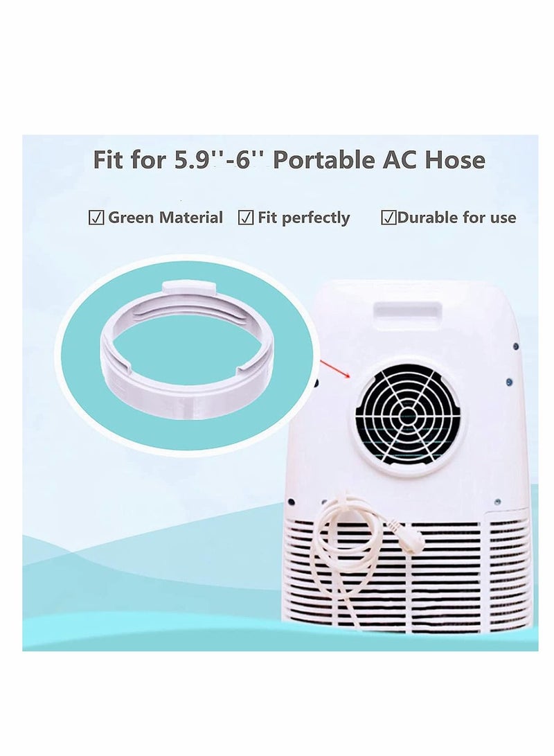 Portable Air Conditioner Exhaust Hose Coupler Window Adapter A/C Unit Tube Connector Mobile air Conditioning Accessories (5.9 Inch) - Image 2