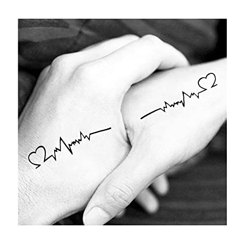 Comet Busters Couple Temporary Tattoo - Cute Body Tattoo Body Sticker (BT045) - Image 1