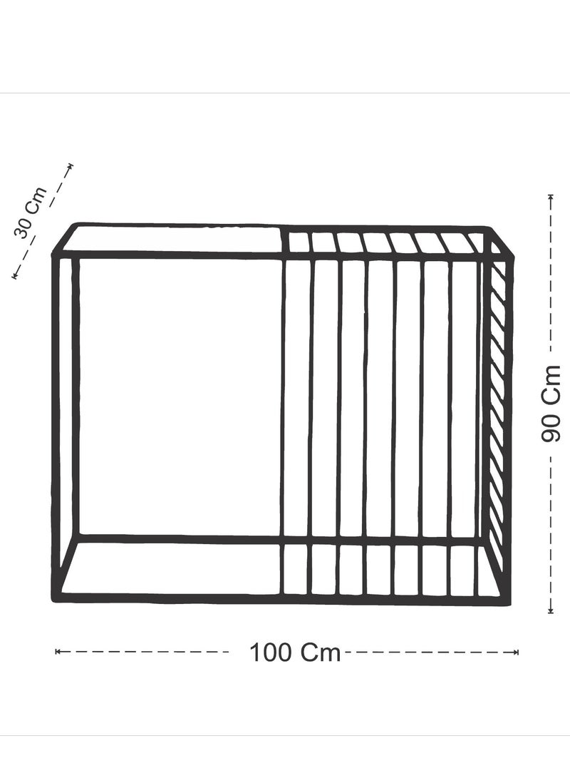 فن بيتك "طاولة مدخل ذهبية مبرومة بمرايا: أناقة عصرية وإشراقة لا مثيل لها" - Image 4