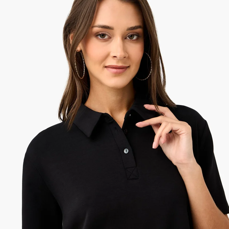 SP Characters  Tom and Jerry Print Polo T-shirt for Women | Best Price UAE