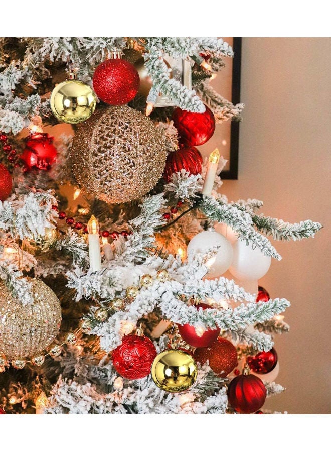 كرات كريسماس لتزيين شجرة الكريسماس 48 قطعة - Image 2