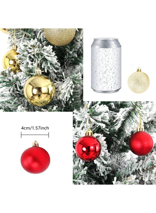 كرات كريسماس لتزيين شجرة الكريسماس 48 قطعة - Image 5