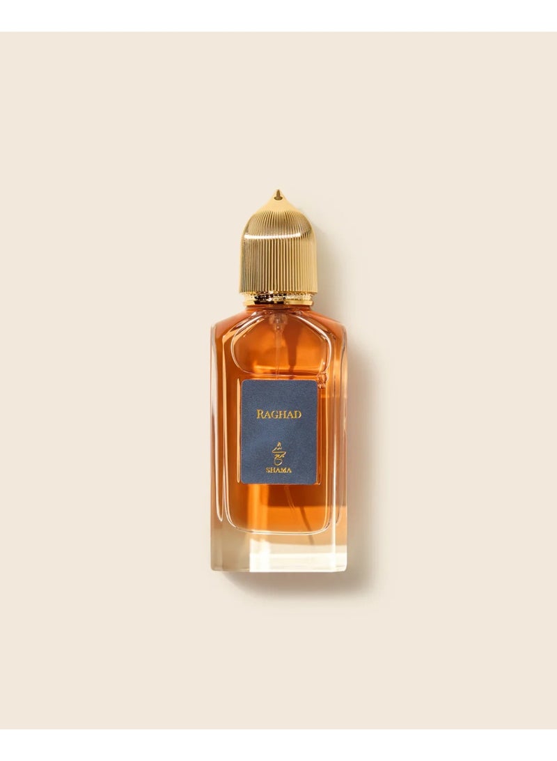 Shama Raghad Eau De Parfum, 50 ml Unisex, Saffron, Leather, Magnolia and Vanilla
