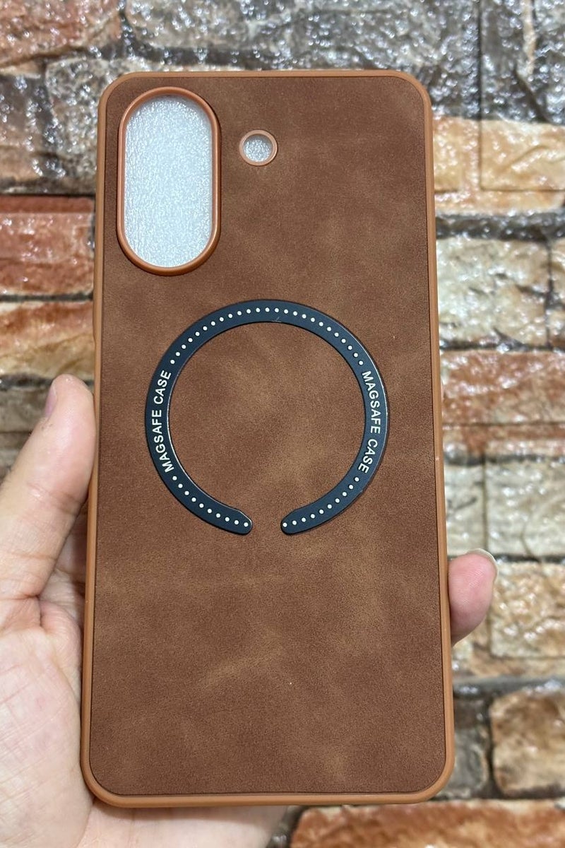 Cover Back MagSafe Case Compatible with Phone Xiaomi Redmi 13C