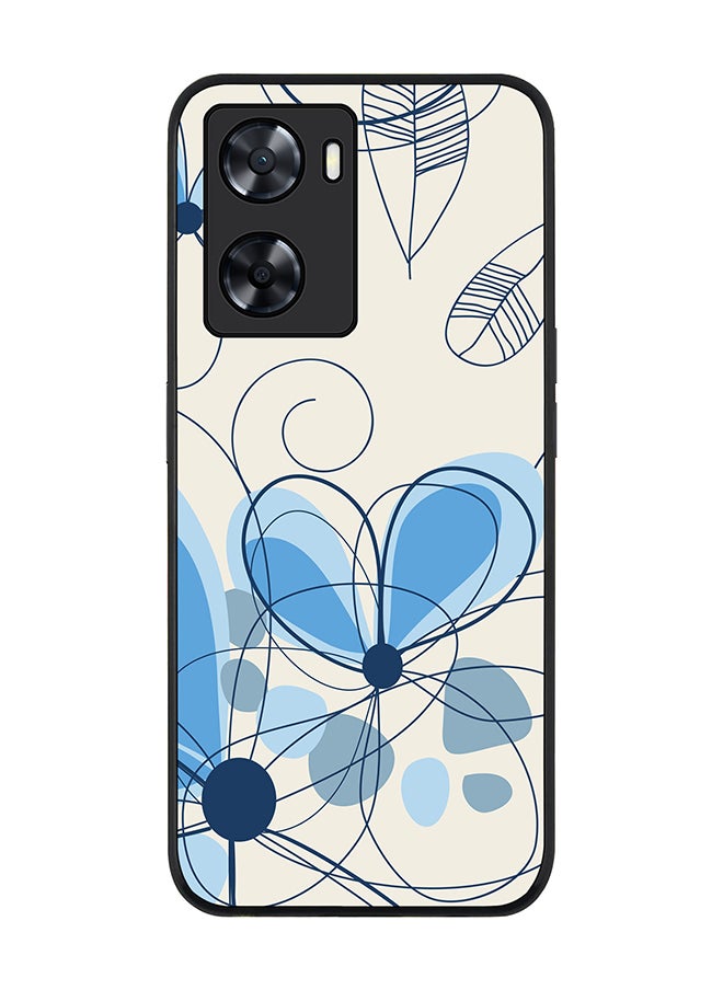 Stylizedd Rugged Black edge case for OnePlus Nord N20 SE Slim fit Soft Case Flexible Rubber Edges Anti Drop TPU Gel Thin Cover - Daisy Lines  - Image 1