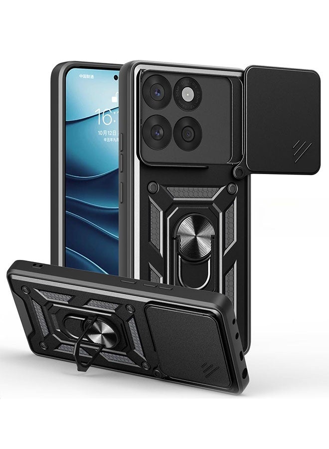 Realfrog Motorola Edge 60 Fusion 5G Case Cover Protector Accessories with Camera Len Protection Anti-Scratch Shockproof Anti-Fingerprints Back Cover with 360 Car Mount Magnetic Ring Holder Case Protector  - Image 1