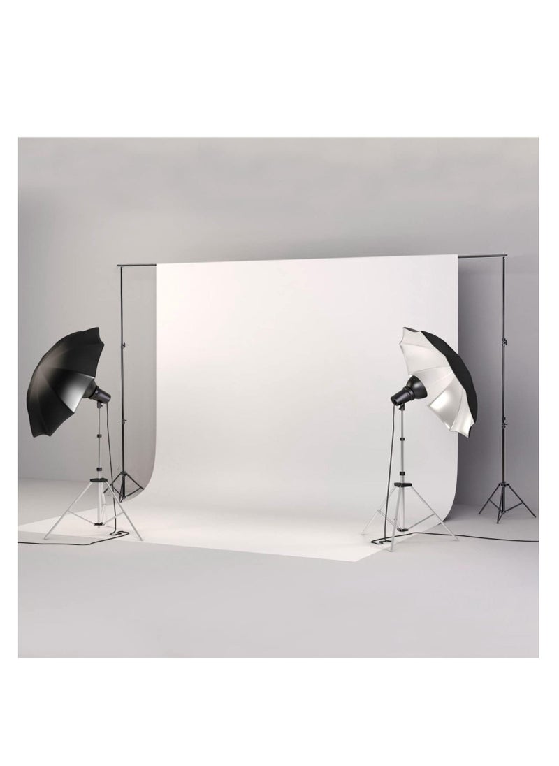 Hihonor - Backdrop Stand, 10Ft Wide Adjustable Backdrop Stand, Background Support System Kit with Clamps Carry Bag for Photography, Wedding, Party Decoration, Photo Video Studio - Image 1