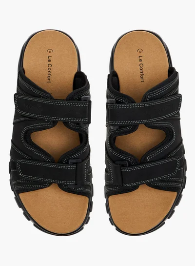 Le Confort Buckle Detail Slip-On Sandals
