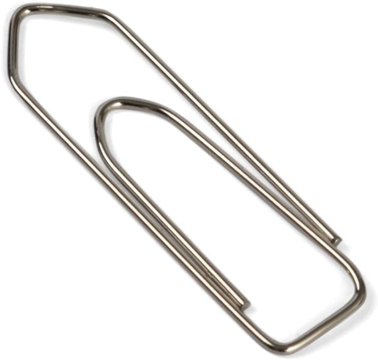 Maxi 33Mm Boat Shape Paper Clip Box Of 100Pc Silver - Image 3