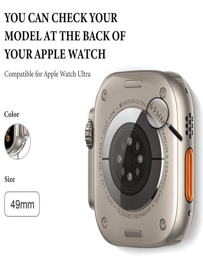 DABAOZA Compatible for Clear Apple Watch Band with Bumper Case 41mm 40mm 38mm, Women Men Glitter Bling TPU Sport Strap for iWatch SE Ultra 3 2 Series 11 10 9 8 7 6 5 4 3 2 1（ClearCrystal,41/40/38） - Image 2