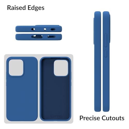 SPRIG Compatible with Oppo Reno 14 Premium SilkTone Back Cover Drop Tested Shock Proof Mobile Case for Men, Women, Boys and Girls with Camera Protection (Navy Blue) - Image 3