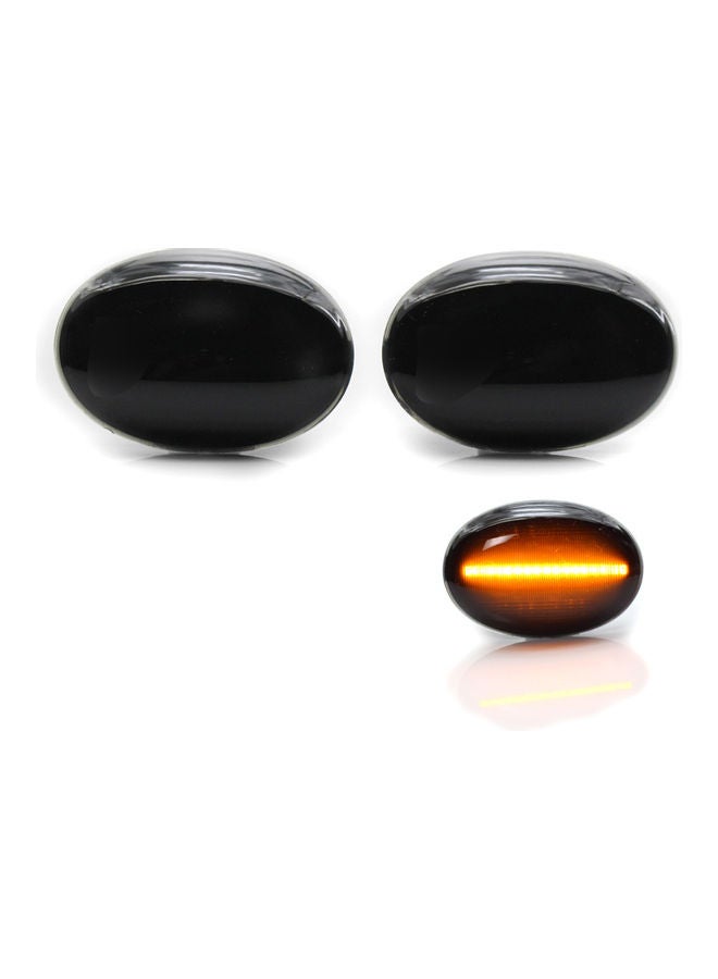 NIBEMINENT 2-Piece LED Side Marker Light For BMW Mini Cooper R55/R56/R57/R58/R59(2007-2015)  - Image 1
