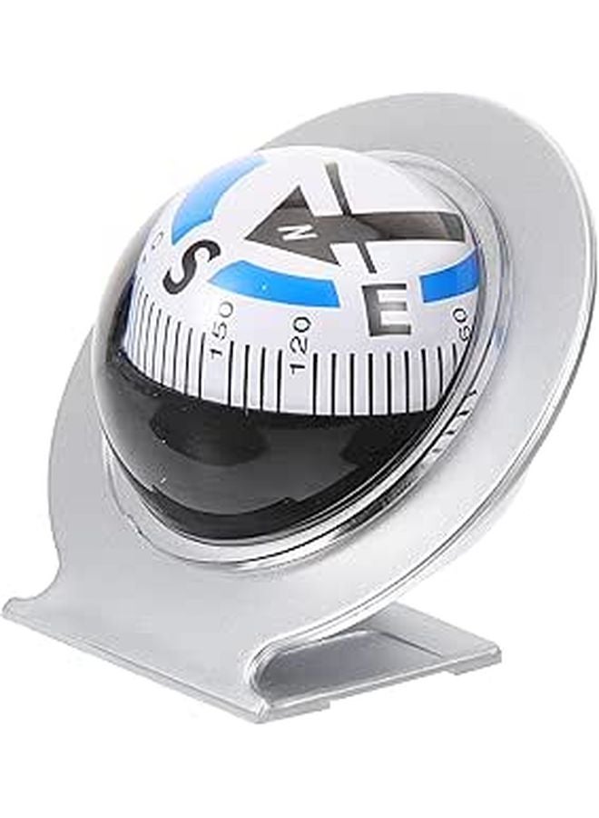 Large Solar Dashboard Compass with Adhesive Mount for Car Boat Truck Navigation - Image 1