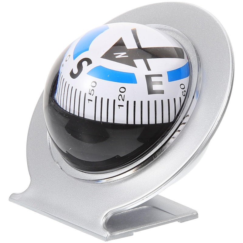 Large Solar Dashboard Compass with Adhesive Mount for Car Boat Truck Navigation - Image 2